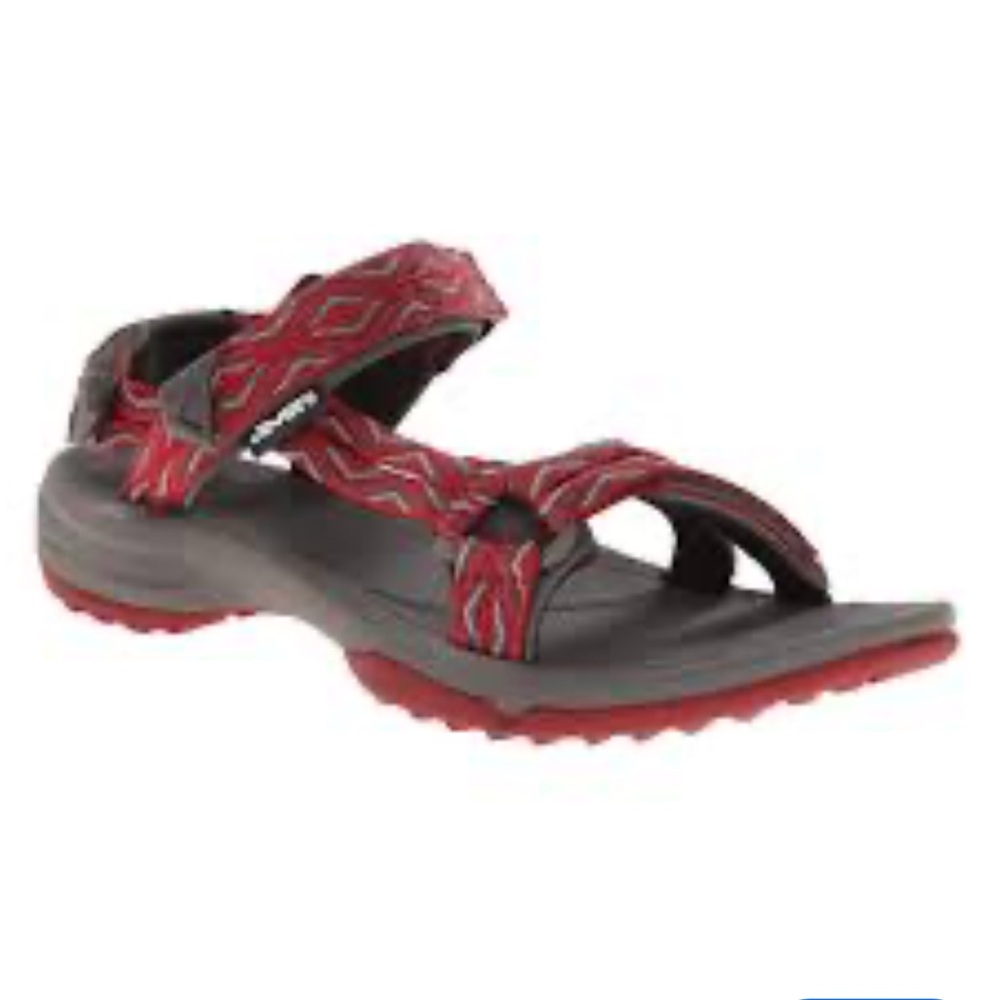 Teva Women's Red and Gray Sandals